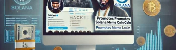 50 Cent's Accounts Hacked to Promote Solana Meme Coin