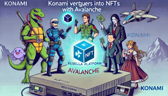 Konami Introduces Avalanche-Based NFT Platform