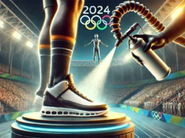 Spray-On Sneakers At The 2024 Olympics