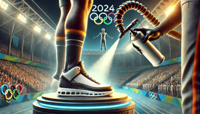 Spray-On Sneakers At The 2024 Olympics