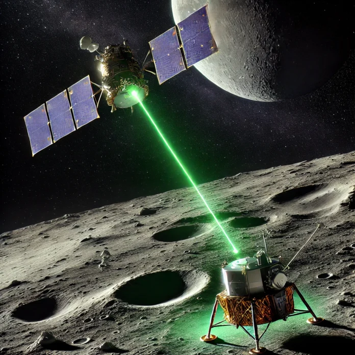 Boom! NASA Laser Targets Japanese Moon Lander