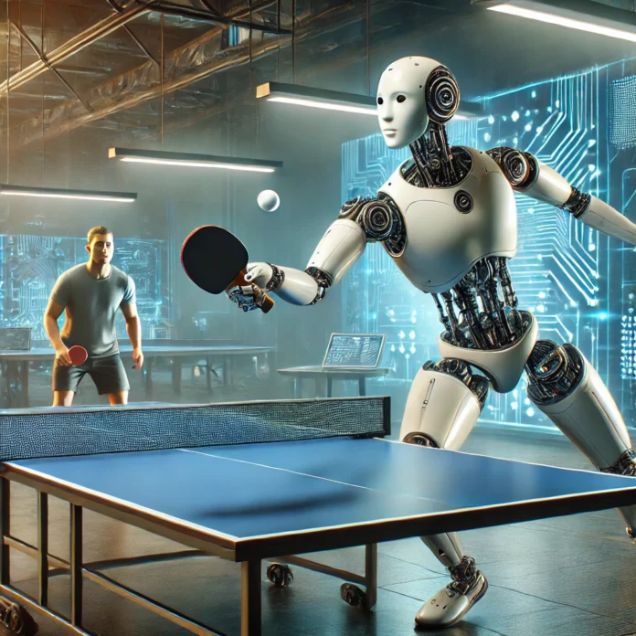 Gold For DeepMind Google New Robot Defeats Humans at Table Tennis